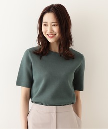 NATURAL BEAUTY BASIC | オーガニックコットンサマーベーシックニット　ミラノリブプルオーバー/0171270613(ニット/セーター)