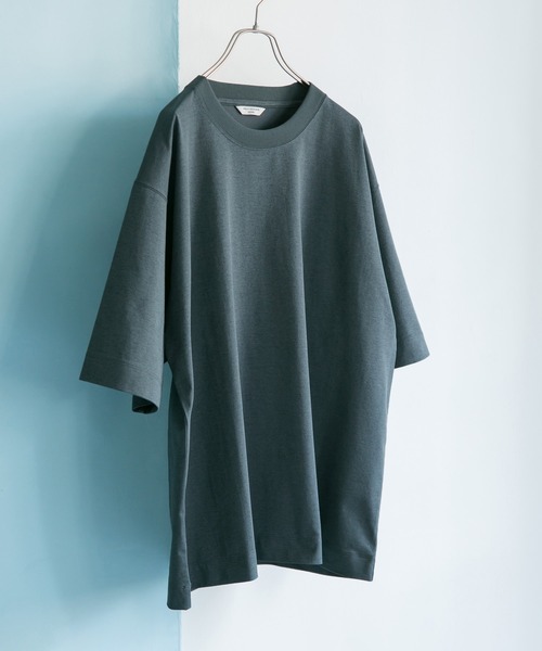 URBAN RESEARCH DOORS（アーバンリサーチドアーズ）の「Quick dry ボックスショートスリーブ Tシャツ（Tシャツ/カットソー・メンズ・ホワイト/ブラック/ライトグレー/ブルー系その他・MEDIUM/LARGE/X-LARGE）」の4枚目の写真