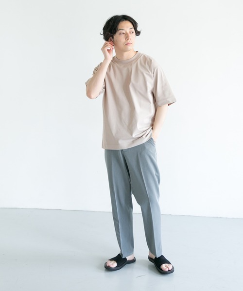 URBAN RESEARCH DOORS（アーバンリサーチドアーズ）の「Quick dry ボックスショートスリーブ Tシャツ（Tシャツ/カットソー・メンズ・ホワイト/ブラック/ライトグレー/ブルー系その他・MEDIUM/LARGE/X-LARGE）」の6枚目の写真