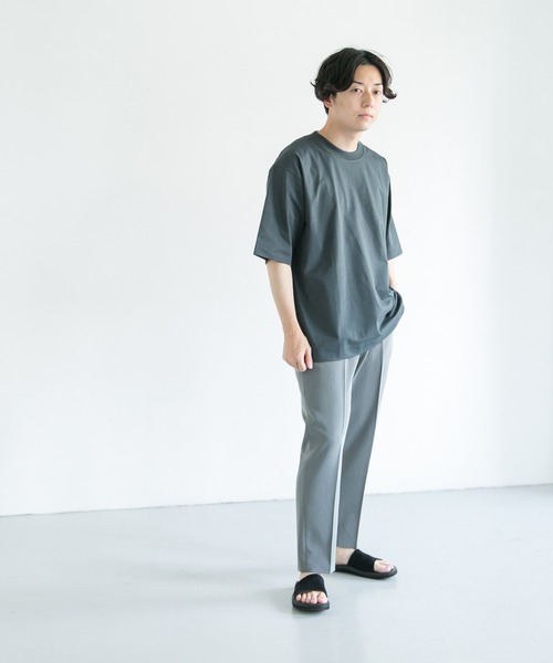 URBAN RESEARCH DOORS（アーバンリサーチドアーズ）の「Quick dry ボックスショートスリーブ Tシャツ（Tシャツ/カットソー・メンズ・ホワイト/ブラック/ライトグレー/ブルー系その他・MEDIUM/LARGE/X-LARGE）」の7枚目の写真