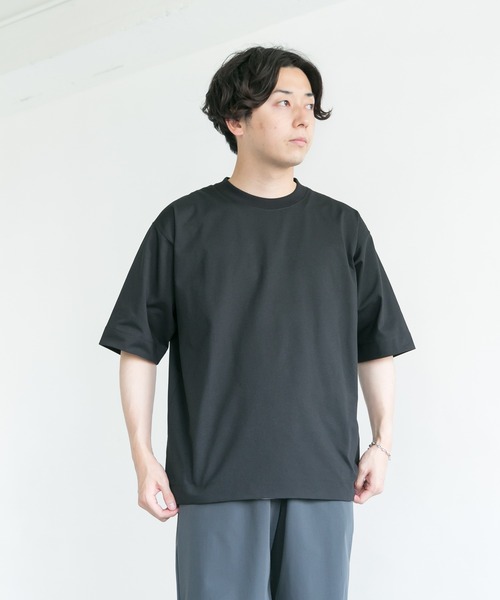 URBAN RESEARCH DOORS（アーバンリサーチドアーズ）の「Quick dry ボックスショートスリーブ Tシャツ（Tシャツ/カットソー・メンズ・ホワイト/ブラック/ライトグレー/ブルー系その他・MEDIUM/LARGE/X-LARGE）」の18枚目の写真