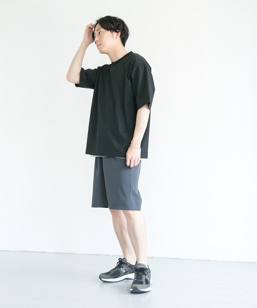 URBAN RESEARCH DOORS（アーバンリサーチドアーズ）の「Quick dry ボックスショートスリーブ Tシャツ（Tシャツ/カットソー・メンズ・ホワイト/ブラック/ライトグレー/ブルー系その他・MEDIUM/LARGE/X-LARGE）」の8枚目の写真