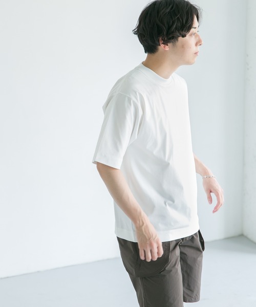 URBAN RESEARCH DOORS（アーバンリサーチドアーズ）の「Quick dry ボックスショートスリーブ Tシャツ（Tシャツ/カットソー・メンズ・ホワイト/ブラック/ライトグレー/ブルー系その他・MEDIUM/LARGE/X-LARGE）」の21枚目の写真
