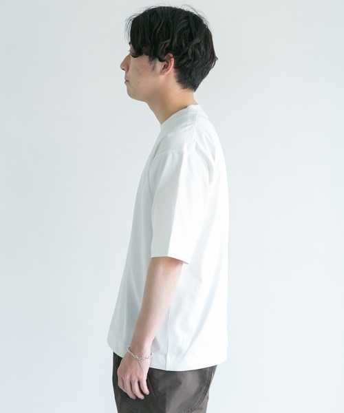 URBAN RESEARCH DOORS（アーバンリサーチドアーズ）の「Quick dry ボックスショートスリーブ Tシャツ（Tシャツ/カットソー・メンズ・ホワイト/ブラック/ライトグレー/ブルー系その他・MEDIUM/LARGE/X-LARGE）」の13枚目の写真