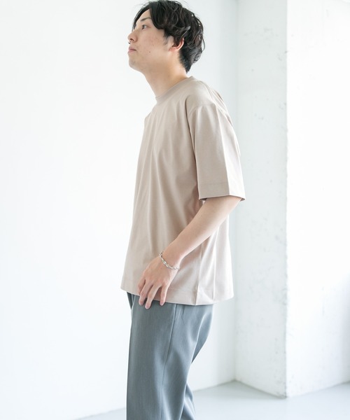 URBAN RESEARCH DOORS（アーバンリサーチドアーズ）の「Quick dry ボックスショートスリーブ Tシャツ（Tシャツ/カットソー・メンズ・ホワイト/ブラック/ライトグレー/ブルー系その他・MEDIUM/LARGE/X-LARGE）」の16枚目の写真