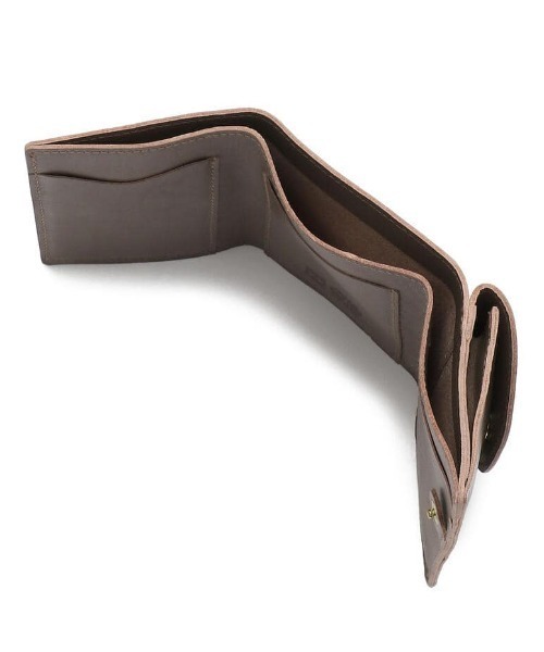 IL BISONTE(イルビゾンテ)の「IL BISONTE / ORIGINAL LEATHER / トリフォルドウォレット(財布・レディース・グリーン/ライトブラウン/オレンジ/オリーブ/ダークブラウン/レンガ/ブラック/ナチュラル/グレー/ネイビー/レッド・FREE)」の17枚目の写真