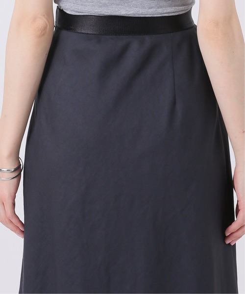 Simplicite（サンプリシテ）の「トリアセツイル ストレートスカート◆（スカート・レディース・チャコールグレー/カーキ/パープル・FREE）」の16枚目の写真