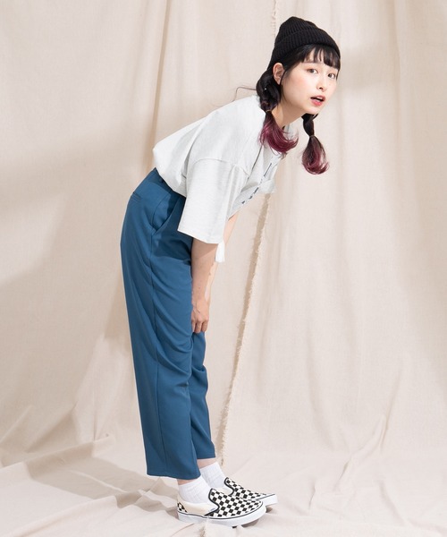 kutir（クティール）の「アソートプリントカレッジTシャツ（Tシャツ/カットソー・レディース・ホワイト系その他/グリーン/マスタード/オフホワイト/パープル/キャメル・FREE）」の16枚目の写真