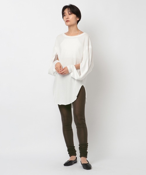 【美品】エトレトウキョウ　レギンス ETRE TOKYO（エトレトウキョウ）の「シアーニットレギンス