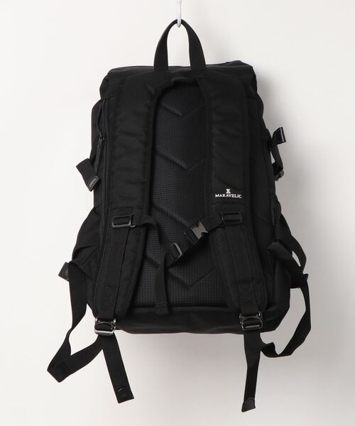 MAKAVELIC（マキャベリック）の「【MAKAVELIC】DOUBLE BELT PMD MIX DAYPACK（バックパック/リュック・メンズ・ブラック/ネイビー・FREE）」の4枚目の写真