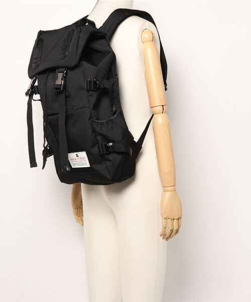 MAKAVELIC（マキャベリック）の「【MAKAVELIC】DOUBLE BELT PMD MIX DAYPACK（バックパック/リュック・メンズ・ブラック/ネイビー・FREE）」の6枚目の写真