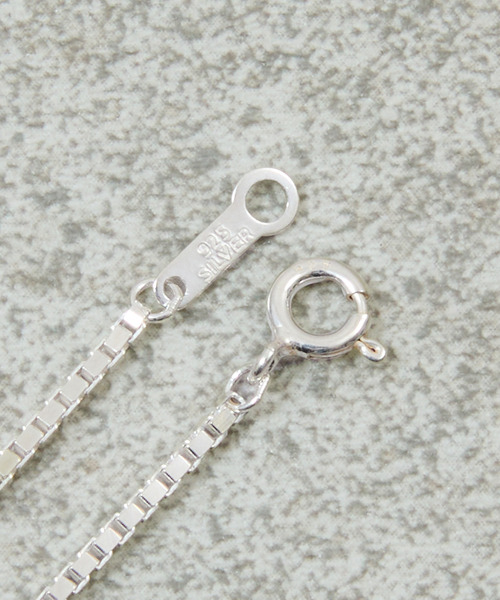 And A（アンドエー）の「And A アンドエー / Link chain necklace ベネチアンチェーンネックレス チョーカー シルバー925（ネックレス・メンズ・シルバー・40cm/60cm/50cm）」の10枚目の写真