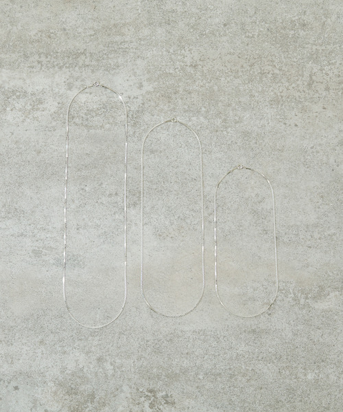 And A（アンドエー）の「And A アンドエー / Link chain necklace ベネチアンチェーンネックレス チョーカー シルバー925（ネックレス・メンズ・シルバー・40cm/60cm/50cm）」の9枚目の写真