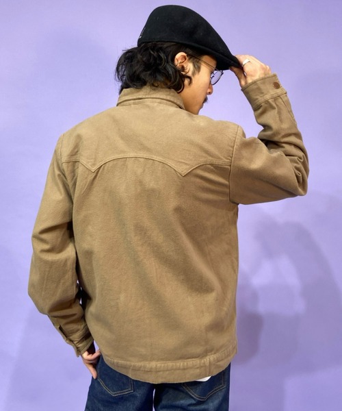 BILLABONG(ビラボン)の「BILLABONG/ビラボン×Wranglerコラボモデル カラージャケット BB012-751(デニムジャケット・メンズ・ブラウン・M/L)」の8枚目の写真