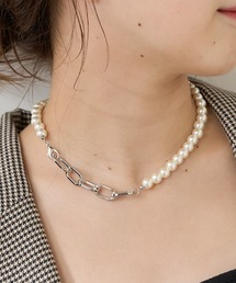 パールチェーンネックレス