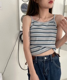 MANGROVE | ストライプカジュアルキャミソール(キャミソール)