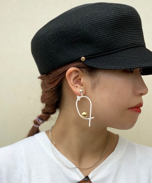 sea,ds mara(シーズマーラ)の「【Sea’ds mara】Orbital Earrings(イヤリング・レディース・シルバー・FREE)」の3枚目の写真