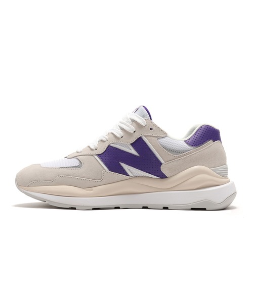 NEW BALANCE(ニューバランス)の「New Balance M5740S【SP】(スニーカー・メンズ・ホワイト/ホワイト×パープル/オレンジ・23.0cm/23.5cm/24.0cm/24.5cm/25.5cm/26.5cm/27.5cm/28.5cm/30.0cm/25.0cm/26.0cm/27.0cm/28.0cm/29.0cm)」の8枚目の写真