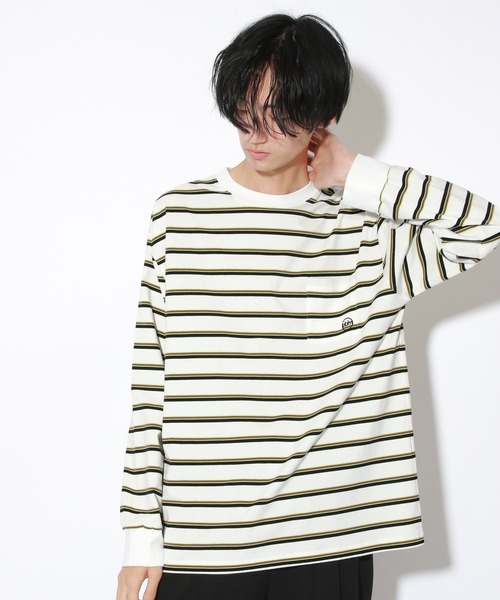 PBLIM(ページボーイリム)の「【PAGEBOYLIM】マルチボーダーロンT(Tシャツ/カットソー・レディース・ホワイト系その他/ブラック系その他・MEDIUM/LARGE)」の17枚目の写真