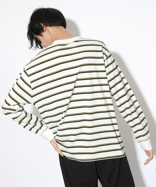 PBLIM(ページボーイリム)の「【PAGEBOYLIM】マルチボーダーロンT(Tシャツ/カットソー・レディース・ホワイト系その他/ブラック系その他・MEDIUM/LARGE)」の7枚目の写真