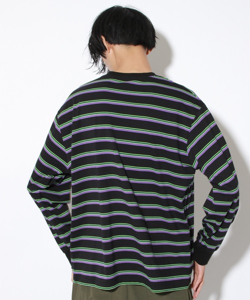 PBLIM(ページボーイリム)の「【PAGEBOYLIM】マルチボーダーロンT(Tシャツ/カットソー・レディース・ホワイト系その他/ブラック系その他・MEDIUM/LARGE)」の12枚目の写真