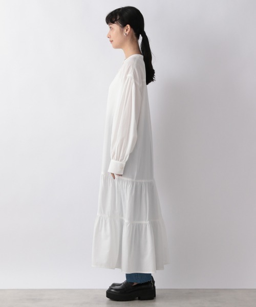 LOWRYS FARM（ローリーズファーム）の「ニットベストシャツ２Ｐワンピース　959951（ワンピース・レディース・ブラック/ダークブラウン/グリーン/アイボリー・FREE）」の15枚目の写真