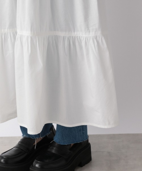 LOWRYS FARM（ローリーズファーム）の「ニットベストシャツ２Ｐワンピース　959951（ワンピース・レディース・ブラック/ダークブラウン/グリーン/アイボリー・FREE）」の8枚目の写真