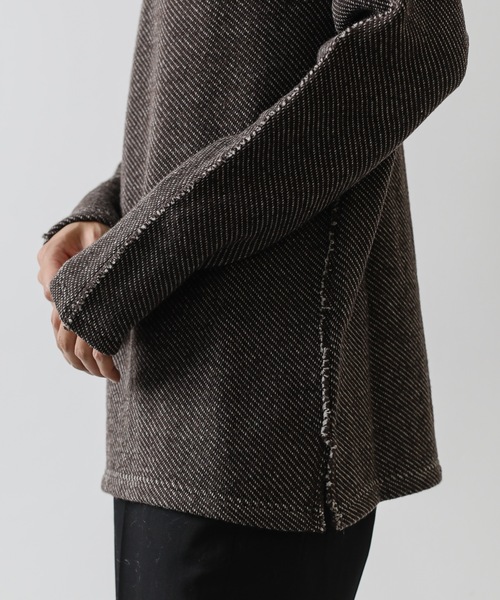 KAZUYUKI KUMAGAI ATTACHMENT（カズユキクマガイアタッチメント）の「WASHABLE WOOL INLAY STITCH TURTLENECKS L/S（ニット/セーター・メンズ・ブラウン・2/3）」の7枚目の写真