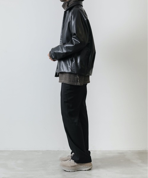 KAZUYUKI KUMAGAI ATTACHMENT（カズユキクマガイアタッチメント）の「WASHABLE WOOL INLAY STITCH TURTLENECKS L/S（ニット/セーター・メンズ・ブラウン・2/3）」の9枚目の写真