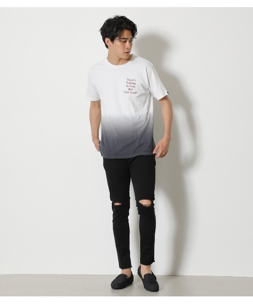 AZUL by moussy(アズールバイマウジー)の「APS CLASH ANKLE SKINNY/APSクラッシュアンクルスキニー(その他パンツ・メンズ・ミント/ブラック/ホワイト・X-LARGE/SMALL/LARGE/MEDIUM)」の3枚目の写真