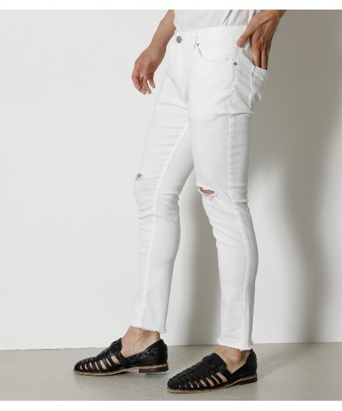 AZUL by moussy(アズールバイマウジー)の「APS CLASH ANKLE SKINNY/APSクラッシュアンクルスキニー(その他パンツ・メンズ・ミント/ブラック/ホワイト・X-LARGE/SMALL/LARGE/MEDIUM)」の18枚目の写真