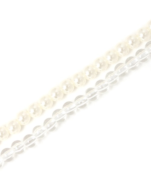 GLOBAL WORK(グローバルワーク)の「ロングパールネックレス【一部店舗限定】/958007(ネックレス・レディース・ライトグレー/その他2・FREE)」の5枚目の写真