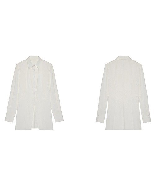 Fano Studios（ファノ ストゥディオズ）の「【Fano Studios】Skipper hem middle shirt FX21S230（シャツ/ブラウス・レディース・ホワイト・L/M/S）」の10枚目の写真