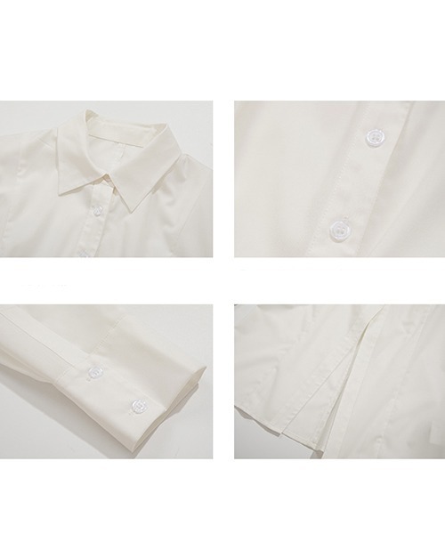 Fano Studios（ファノ ストゥディオズ）の「【Fano Studios】Skipper hem middle shirt FX21S230（シャツ/ブラウス・レディース・ホワイト・L/M/S）」の11枚目の写真