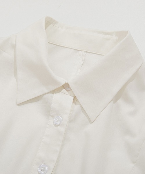 Fano Studios（ファノ ストゥディオズ）の「【Fano Studios】Skipper hem middle shirt FX21S230（シャツ/ブラウス・レディース・ホワイト・L/M/S）」の12枚目の写真