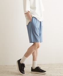 tone（トーン）の「【TONE BY AS】空紡糸刺繍ハーフパンツ(BL)（その他パンツ）」