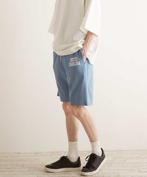 TONE SELECT WEAR（トーンセレクトウェア）の「【TONE BY AS】空紡糸刺繍ハーフパンツ(BL)（その他パンツ・メンズ・ブラック/グレー系その他/ダークグリーン/ミント・MEDIUM/LARGE）」の10枚目の写真