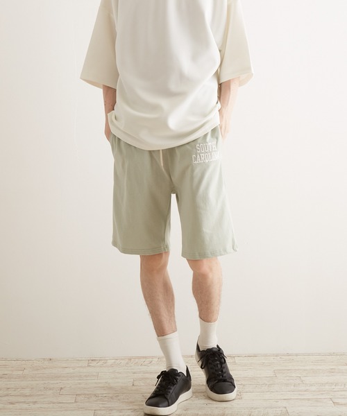 TONE SELECT WEAR（トーンセレクトウェア）の「【TONE BY AS】空紡糸刺繍ハーフパンツ(BL)（その他パンツ・メンズ・ブラック/グレー系その他/ダークグリーン/ミント・MEDIUM/LARGE）」の16枚目の写真