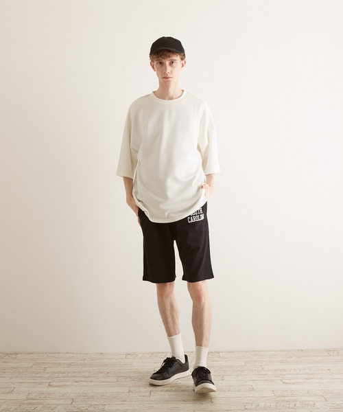 TONE SELECT WEAR（トーンセレクトウェア）の「【TONE BY AS】空紡糸刺繍ハーフパンツ(BL)（その他パンツ・メンズ・ブラック/グレー系その他/ダークグリーン/ミント・MEDIUM/LARGE）」の11枚目の写真