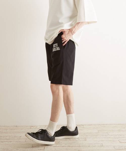 TONE SELECT WEAR（トーンセレクトウェア）の「【TONE BY AS】空紡糸刺繍ハーフパンツ(BL)（その他パンツ・メンズ・ブラック/グレー系その他/ダークグリーン/ミント・MEDIUM/LARGE）」の20枚目の写真