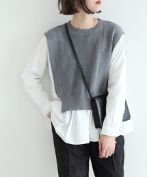 reca（レカ）の「ニットドッキングプルオーバー（ニット/セーター）」