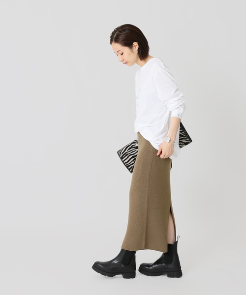 POET MEETS DUBWISE（ポエットミーツダブワイズ）の「POET MEETS DUBWISE A FORK LONG Tシャツ◆（Tシャツ/カットソー・レディース・ホワイト/ブラック・FREE）」の9枚目の写真