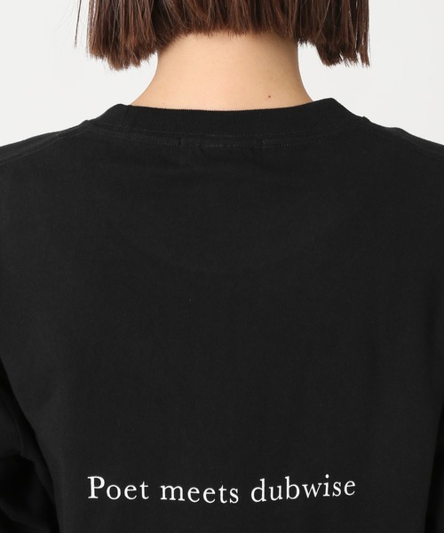 POET MEETS DUBWISE（ポエットミーツダブワイズ）の「POET MEETS DUBWISE A FORK LONG Tシャツ◆（Tシャツ/カットソー・レディース・ホワイト/ブラック・FREE）」の16枚目の写真