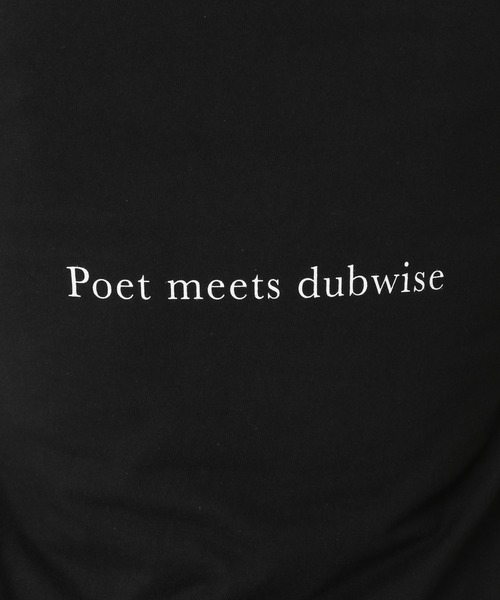 POET MEETS DUBWISE（ポエットミーツダブワイズ）の「POET MEETS DUBWISE A FORK LONG Tシャツ◆（Tシャツ/カットソー・レディース・ホワイト/ブラック・FREE）」の17枚目の写真