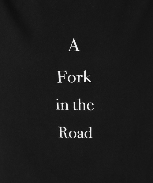 POET MEETS DUBWISE（ポエットミーツダブワイズ）の「POET MEETS DUBWISE A FORK LONG Tシャツ◆（Tシャツ/カットソー・レディース・ホワイト/ブラック・FREE）」の22枚目の写真