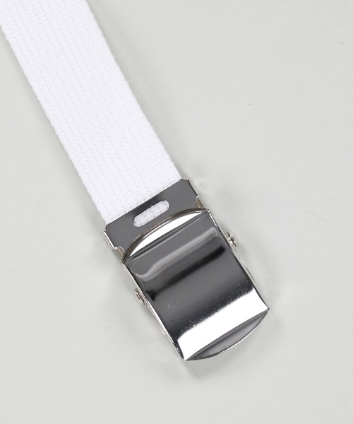 Dickies（ディッキーズ）の「【Dickies / ディッキーズ】SPINNS別注　タグロゴデザインGIベルト（ベルト・メンズ・ブラック/ホワイト/レッド/グリーン/ブルー/イエロー/オレンジ・ONESIZE）」の8枚目の写真