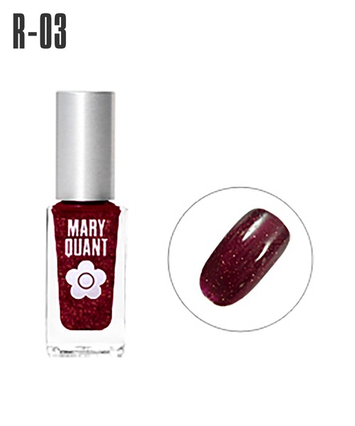 MARY QUANT(マリークワント)の「ネイル ポリッシュ(8mL)(マニキュア)(マニキュア/ジェルネイル・レディース・O-03 トゥルー ヴァリュー/V-04 モーニング デュー/B-06 ドレスト ブリック/P-07 エンジェル ケーク/B-10 アンティーク カメオ/V-03 フェイスフルネス/B-03 メルバ トースト/R-05 サプライズ パーティー/B-08 ヴァリアブル スター/P-08 プラピシャス/R-03 アーダー/P-09 ケイプ ジャスミン/R-01 シンチレーション/V-05 ポッタリー/R-04 チェッカー ベリー・FREE)」の12枚目の写真