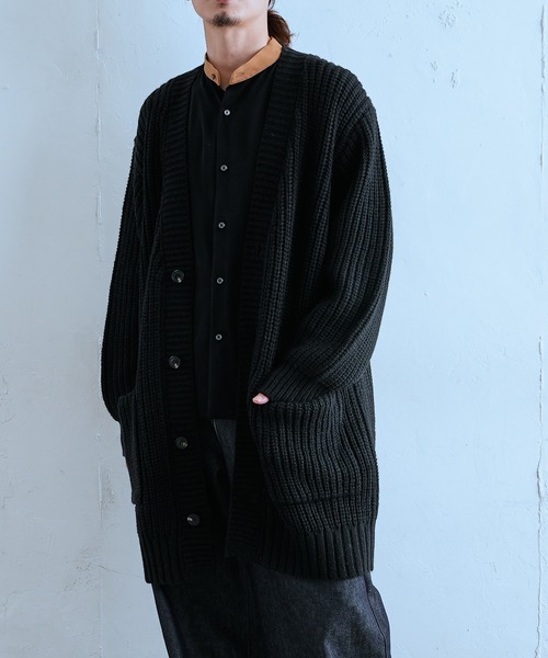 Lui's（ルイス）の「配色スタンドシャツ（シャツ/ブラウス・メンズ・ホワイト/ブラック・MEDIUM/SMALL）」の6枚目の写真