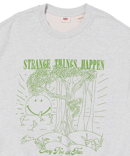 Levi's（リーバイス）の「GRAPHIC PRISM CREW STRANGE THINGS HAPPEN ORBIT HEATHER GREY（スウェット・レディース・グレー・XS/L/M/S）」の11枚目の写真