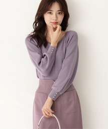 PROPORTION BODY DRESSING | 【美人百花11月号 掲載商品】デコルテハートボリュームスリーブ / 1211270005(ニット/セーター)
